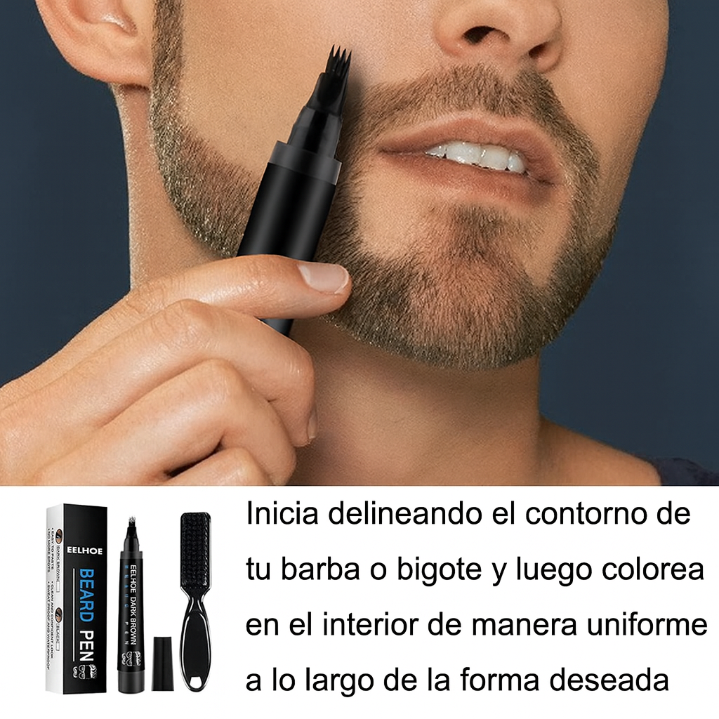 Relleno Barba & Cejas Mágico Viking – Define, Rellena y Luce Seguro