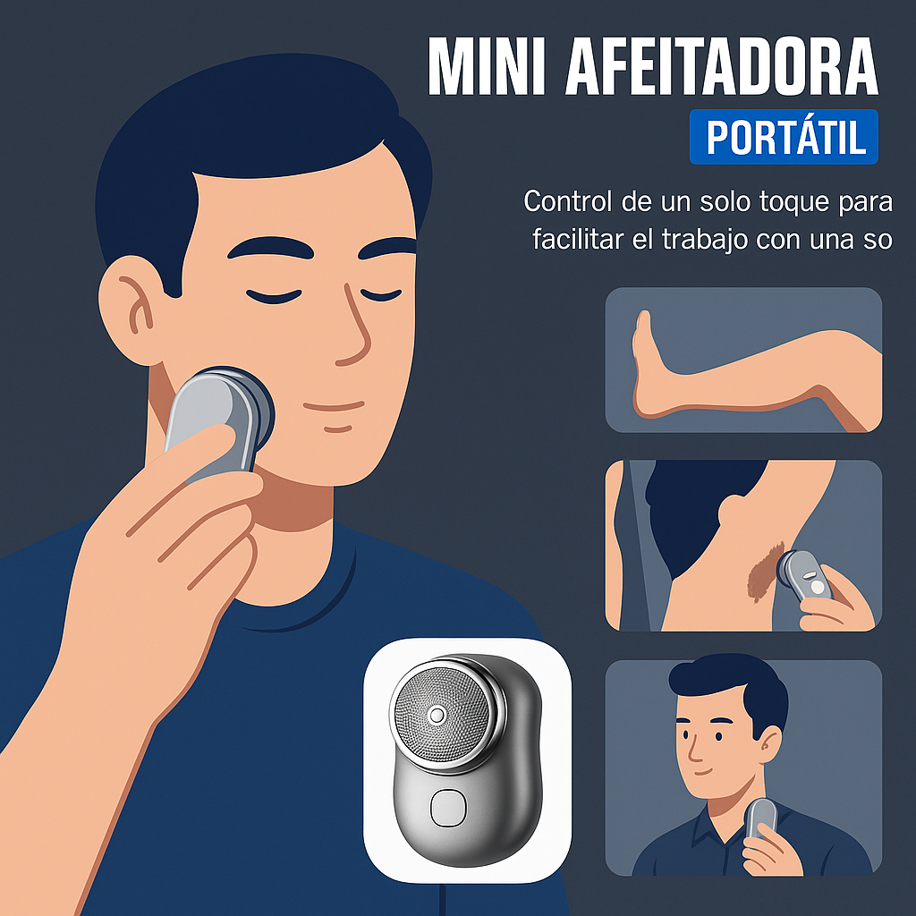 Afeitadora Inteligente Skin-Smooth – Afeitado impecable, piel sin irritación