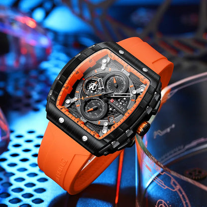 Reloj Curren 8442 en Silicona – Estilo y resistencia en tu muñeca