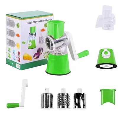 Rallador 3 en 1 — Cocina más rápido, fácil y con cortes perfectos