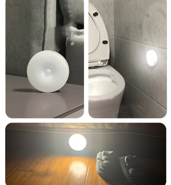 Luz Nocturna Inteligente con Sensor – Iluminación Automática, Sin Esfuerzo y Sin Cables