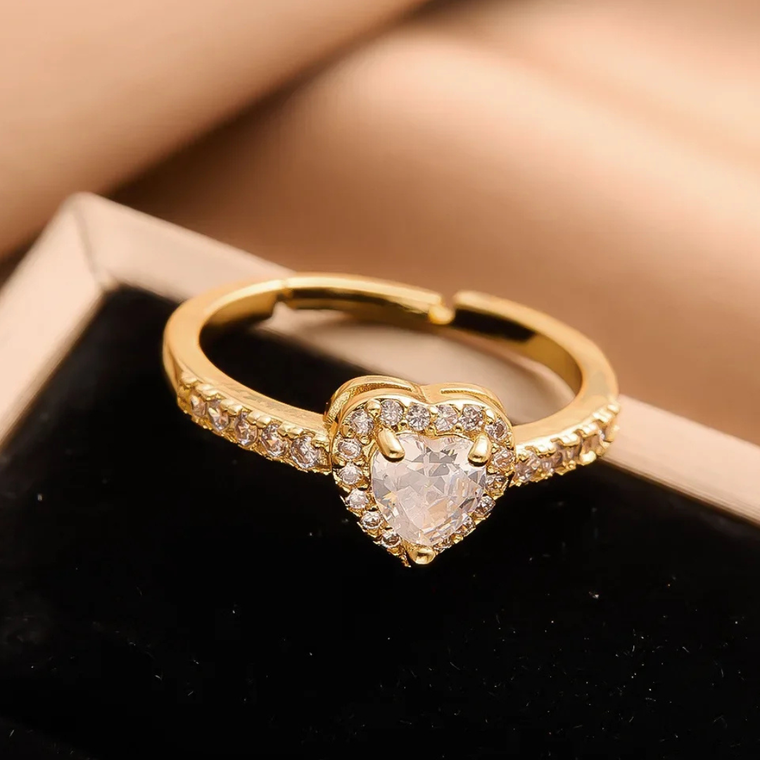 Anillo Corazon de Cristal - El símbolo perfecto de tu estilo y tu promesa