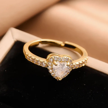 Anillo Corazon de Cristal - El símbolo perfecto de tu estilo y tu promesa