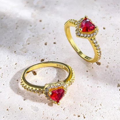 Anillo Corazon de Cristal - El símbolo perfecto de tu estilo y tu promesa