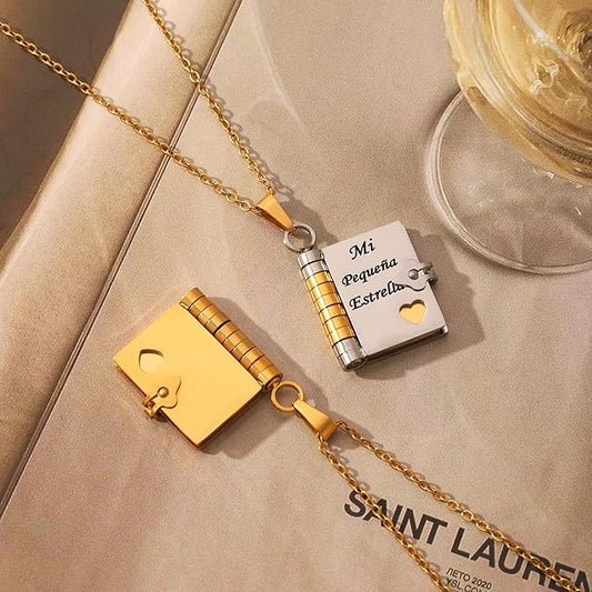 Collar “Mi Pequeña Estrella” — El Regalo Que Guarda Tus Palabras Para Siempre ✨