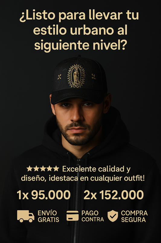 Gorra Black Gold Urban: estilo que impone respeto