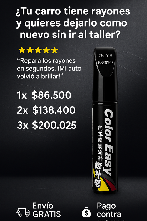 Color Easy - Quita Rayones carro