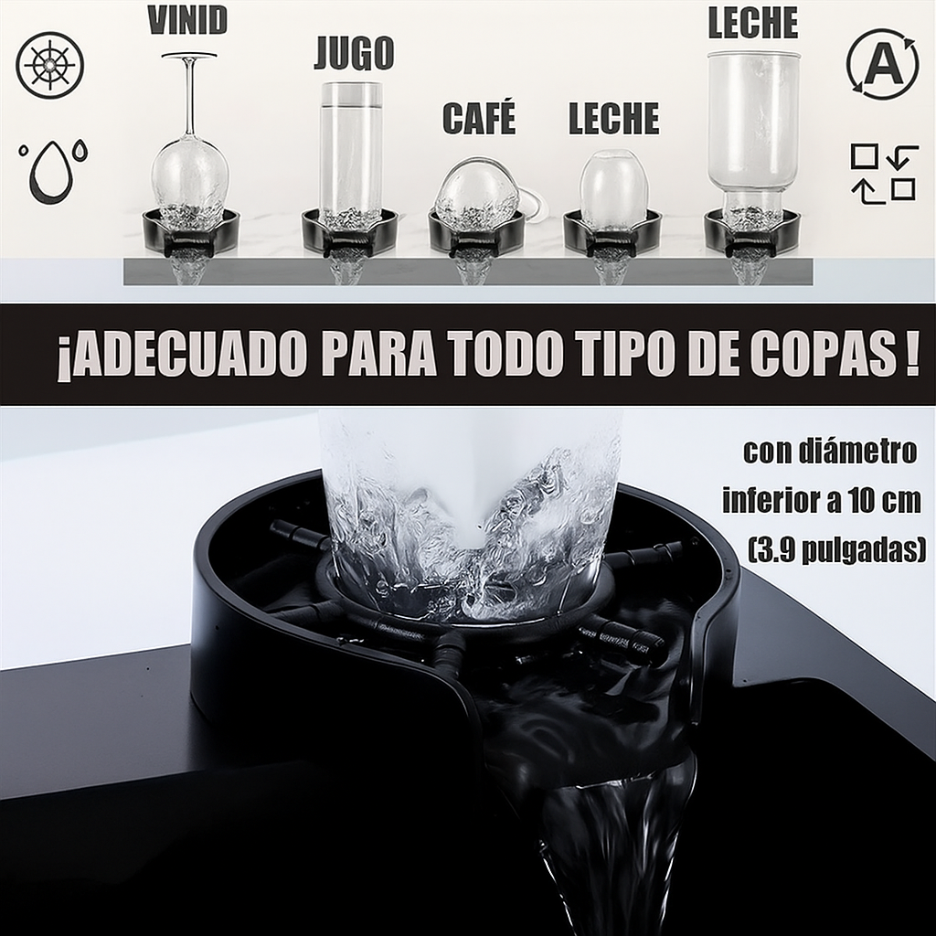 Tu Asistente Express para Copas Impecables: Limpieza sin Esfuerzo en Segundos