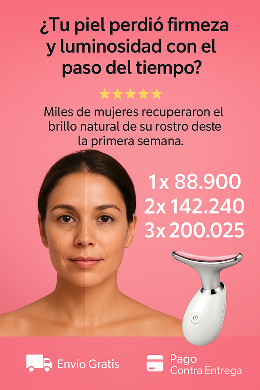 Masajeador Rejuvenecedor Cuello y Rostro