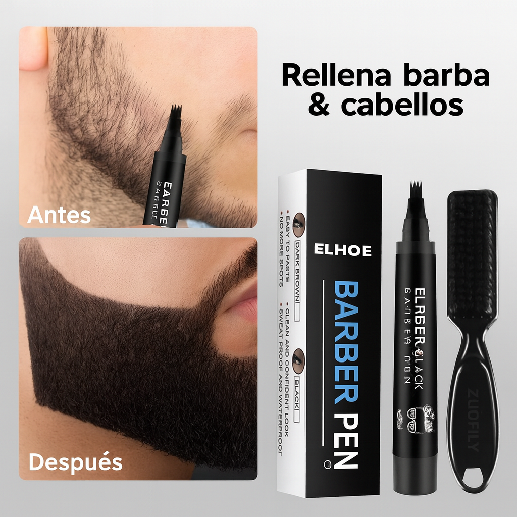 Relleno Barba & Cejas Mágico Viking – Define, Rellena y Luce Seguro