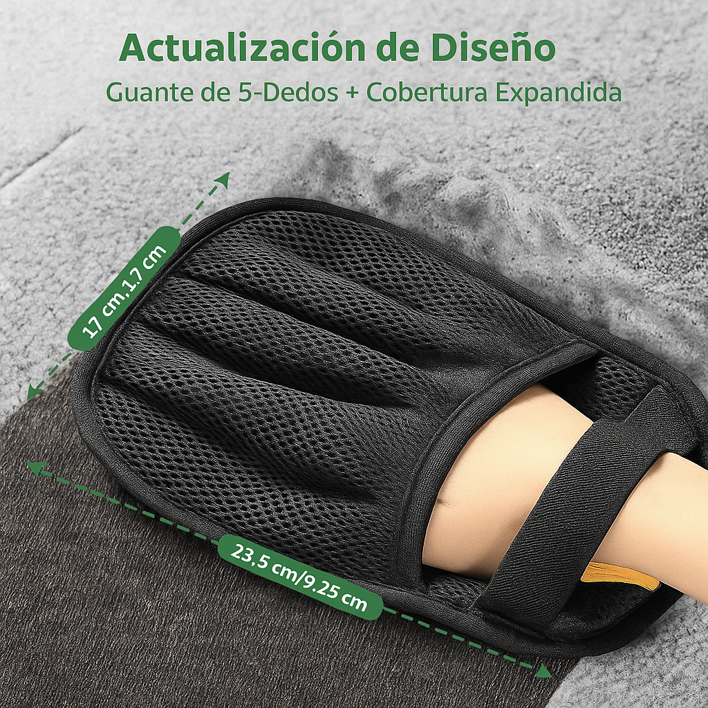 Despídete del pelo de tu mascota en segundos: el guante que limpia más fácil, rápido y sin esfuerzo