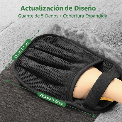 Despídete del pelo de tu mascota en segundos: el guante que limpia más fácil, rápido y sin esfuerzo