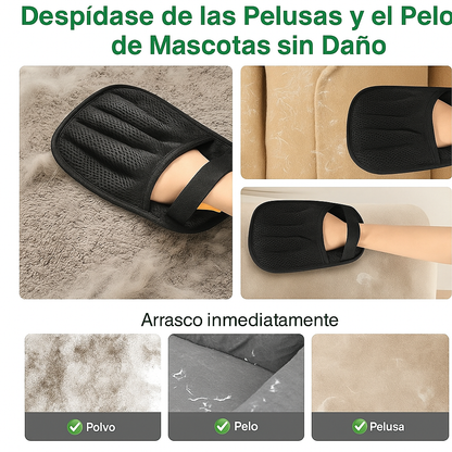 Despídete del pelo de tu mascota en segundos: el guante que limpia más fácil, rápido y sin esfuerzo