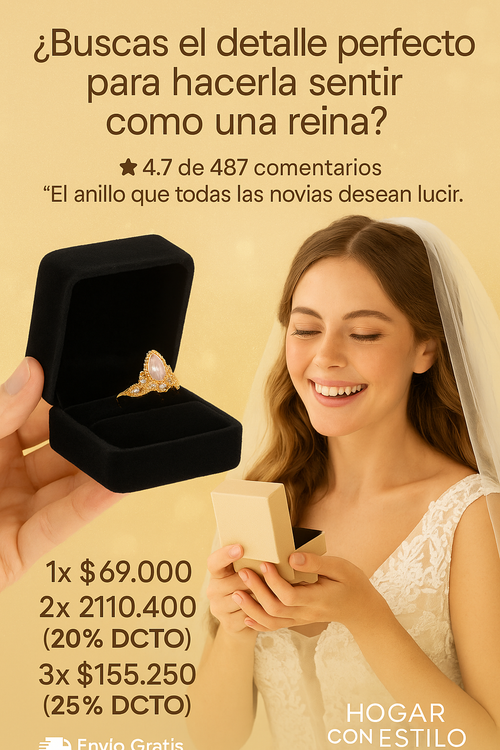 Anillo Princesa Rapunzel +CAJA+TARJETA