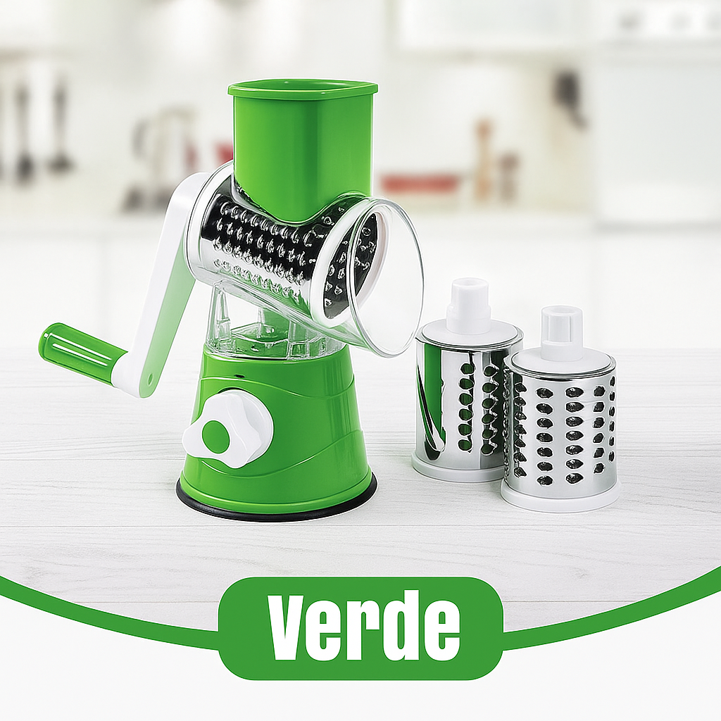 Rallador 3 en 1 — Cocina más rápido, fácil y con cortes perfectos