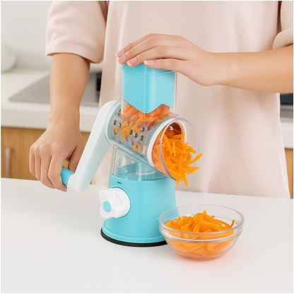 Rallador 3 en 1 — Cocina más rápido, fácil y con cortes perfectos