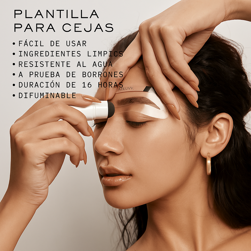 Sello de Cejas - con plantilla Biotez: cejas perfectas en segundos