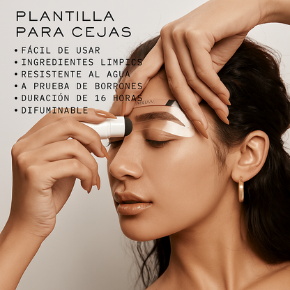 Sello de Cejas - con plantilla Biotez: cejas perfectas en segundos