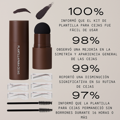 Sello de Cejas - con plantilla Biotez: cejas perfectas en segundos