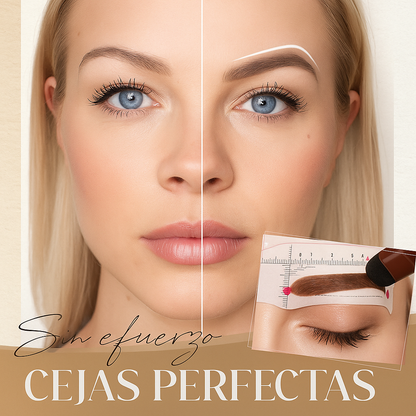 Sello de Cejas - con plantilla Biotez: cejas perfectas en segundos