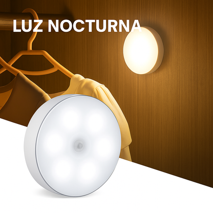 Luz Nocturna Inteligente con Sensor – Iluminación Automática, Sin Esfuerzo y Sin Cables