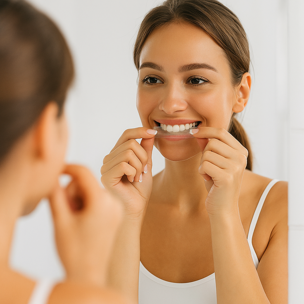 TIRAS BLANQUEADORAS DENTALES: Sonrisa ultra blanca en solo 30 minutos (sin peróxido)