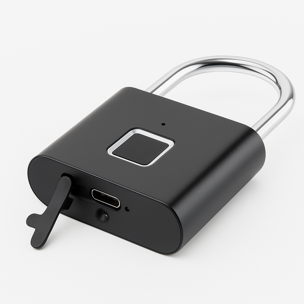 Candado Inteligente con Huella Digital – Seguridad sin llaves, sin claves, solo tu huella