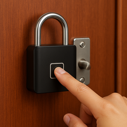 Candado Inteligente con Huella Digital – Seguridad sin llaves, sin claves, solo tu huella