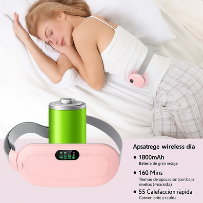 Cinturón térmico inteligente para cólicos menstruales – Calor y alivio en segundos