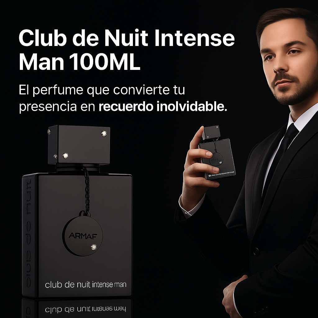 Club de Nuit Intense Man – El perfume que convierte tu presencia en recuerdo inolvidable.