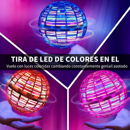 Bola Voladora LED Spinner – ¡Diversión que Flota, Brilla y Regresa a Ti!