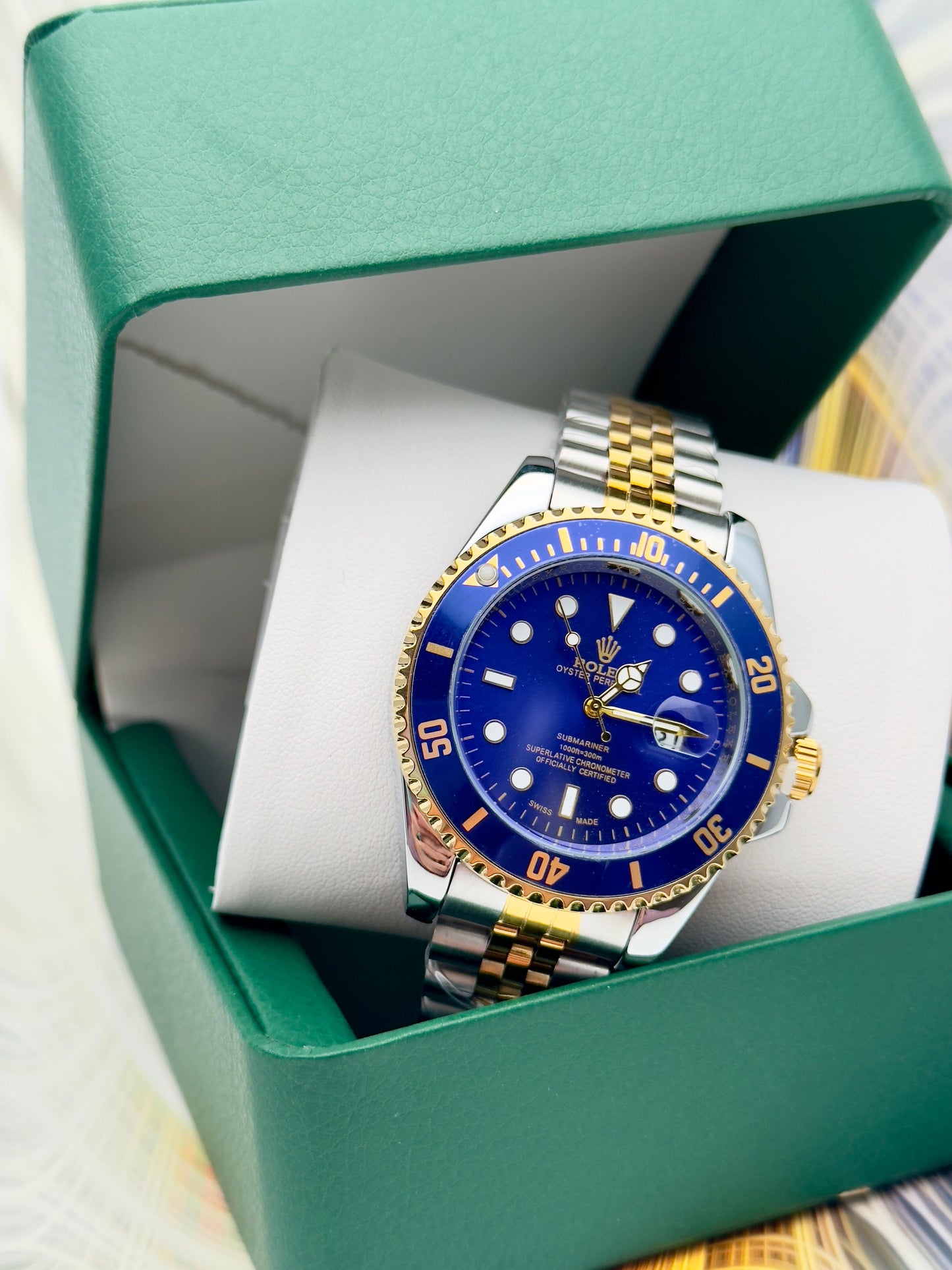 Reloj de Lujo Estilo Submariner – Elegancia, Resistencia y Estilo en Cada Momento