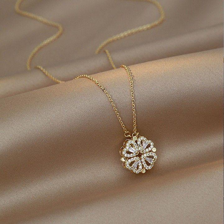 Collar “Corazón Trébol - Claridad + emoción"