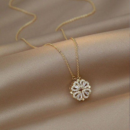 Collar “Corazón Trébol - Claridad + emoción"
