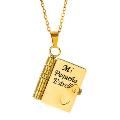 Collar “Mi Pequeña Estrella” — El Regalo Que Guarda Tus Palabras Para Siempre ✨