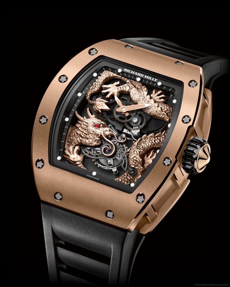 La excentricidad y elegancia en un reloj: Nuevo Richard Mille New Dragon.