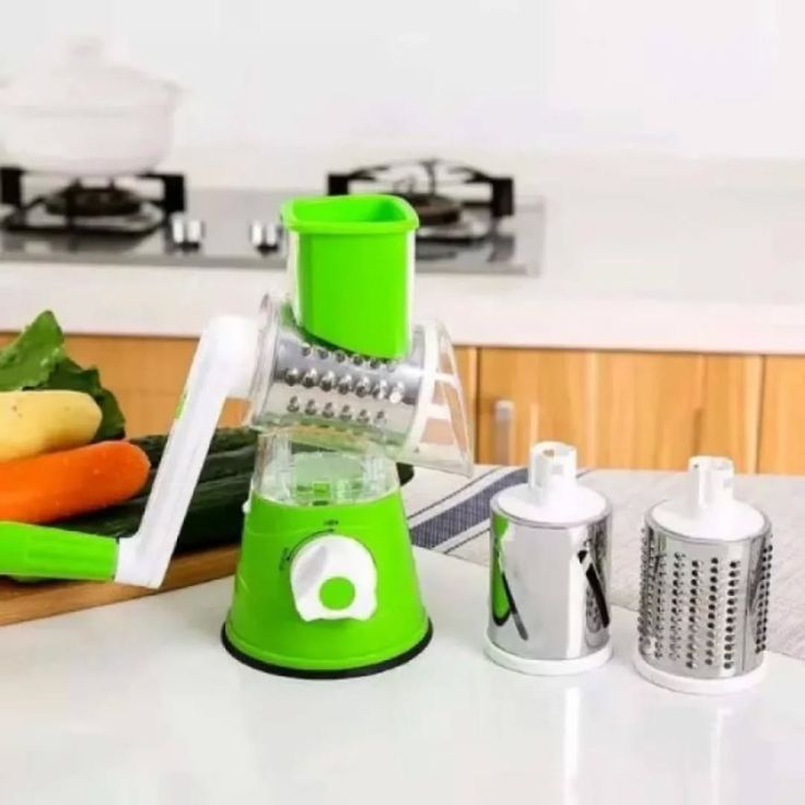 Rallador 3 en 1 — Cocina más rápido, fácil y con cortes perfectos